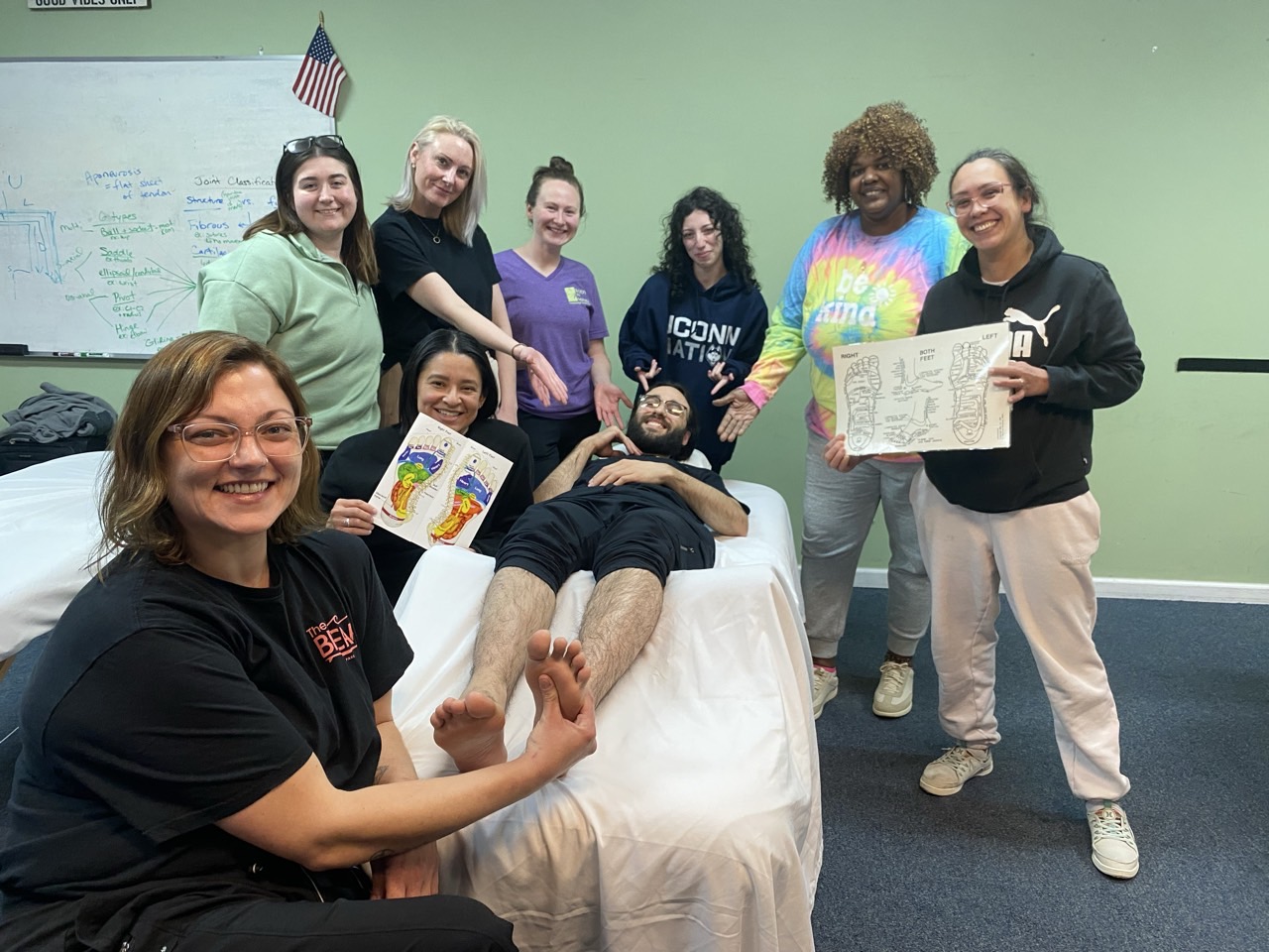 BIM Toms River Students Reflexology